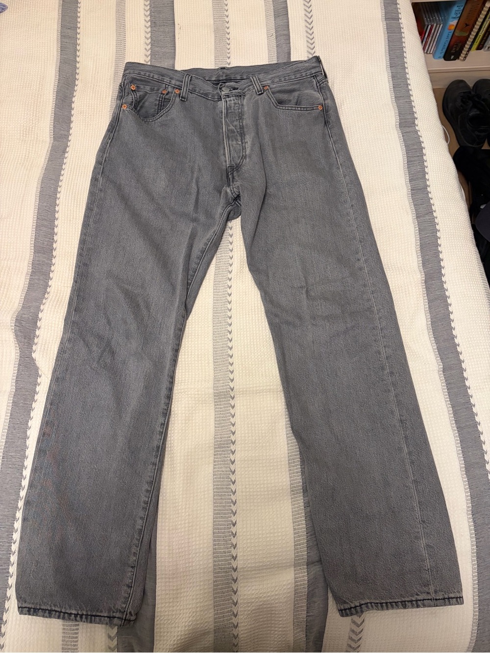 Levi's Gray Straight-Leg Men's Jeans